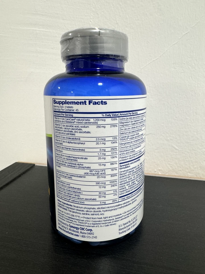 Tabletas Focus Factor Nutrition para el cerebro - 180 unidades. EXP 08/2028 o posterior Foto 2 de 2