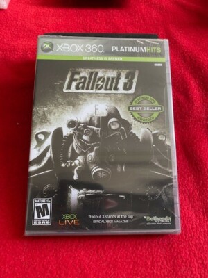 Fallout 3 Xbox 360 Platinum Hits Xbox One Compatible NEW SEALED