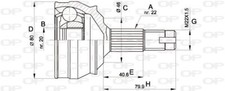 Cardan Fiat TEMPRA