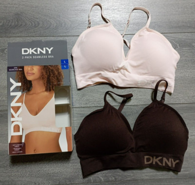 DKNY Seamless Mesh-Back Sports Bra - Macy's