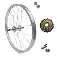Ruota / Cerchio Posteriore 26 " X 1.75 + Pignone 6 Velocità Bici Alluminio/Accia