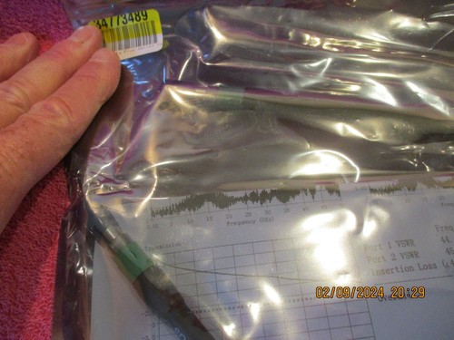 MAURY MICROWAVE SP-24-MM-24 BRAND NEW STABILITY PLUS SERIES CABLE 24'' 50GHZ - Picture 7 of 13