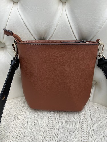 Authentic Fiorelli Ladies Black & Brown Faux Leather Crossbody Handbag Bag - Picture 10 of 10