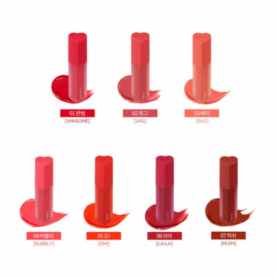[Holika Holika] Heart Crush Glow Tint Air 3g 7 Colors / Korea-Beauty