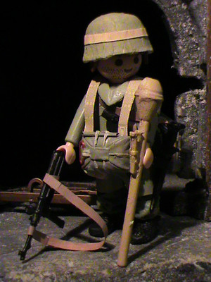 Figurine PLAYMOBIL Custom - Fallschirmjäger Régiment (Hollande 1940) - Réf 0468