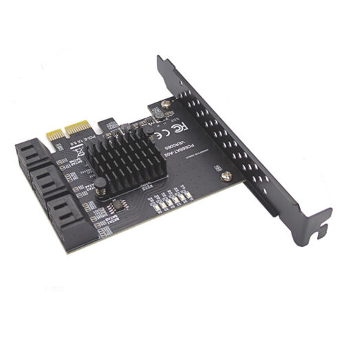 6 Ports SATA 3 PCI Express Expansion Card SATA3 6Gbps ASM1166 Chip for HDD SSD - Bild 4 von 9