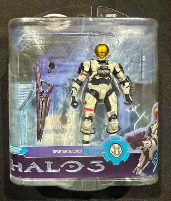 SHORE SPARTAN 2本 McFarlane Halo 3 Series 2 Spartan Soldier EVA White Figure 2008