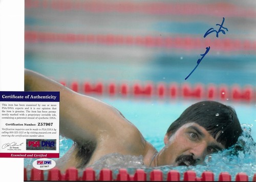 Mark Spitz Signed 8x10 Photo Autographed PSA/DNA COA Olympic Gold Medals 967 - Picture 2 of 2
