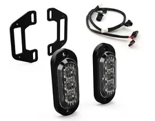 Plug-&-Play Rear T3 Turn Signal License Plate Kit for Harley-Davidson Pan