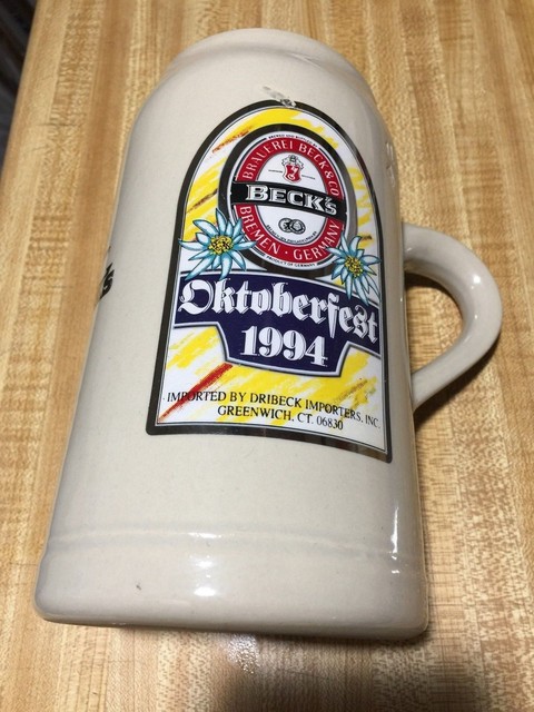 becks beer mug