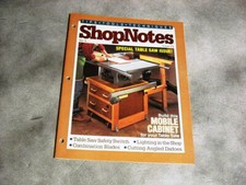 VTG: SHOP NOTES VOL.5 ISSUE.25 Woodworking Plans  Tips, VG