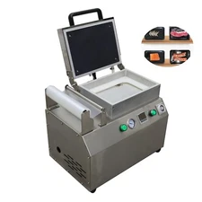 Desktop Vacuum Skin Packaging Machine for Seafood Meat Fruit Fresh-keeping 110V