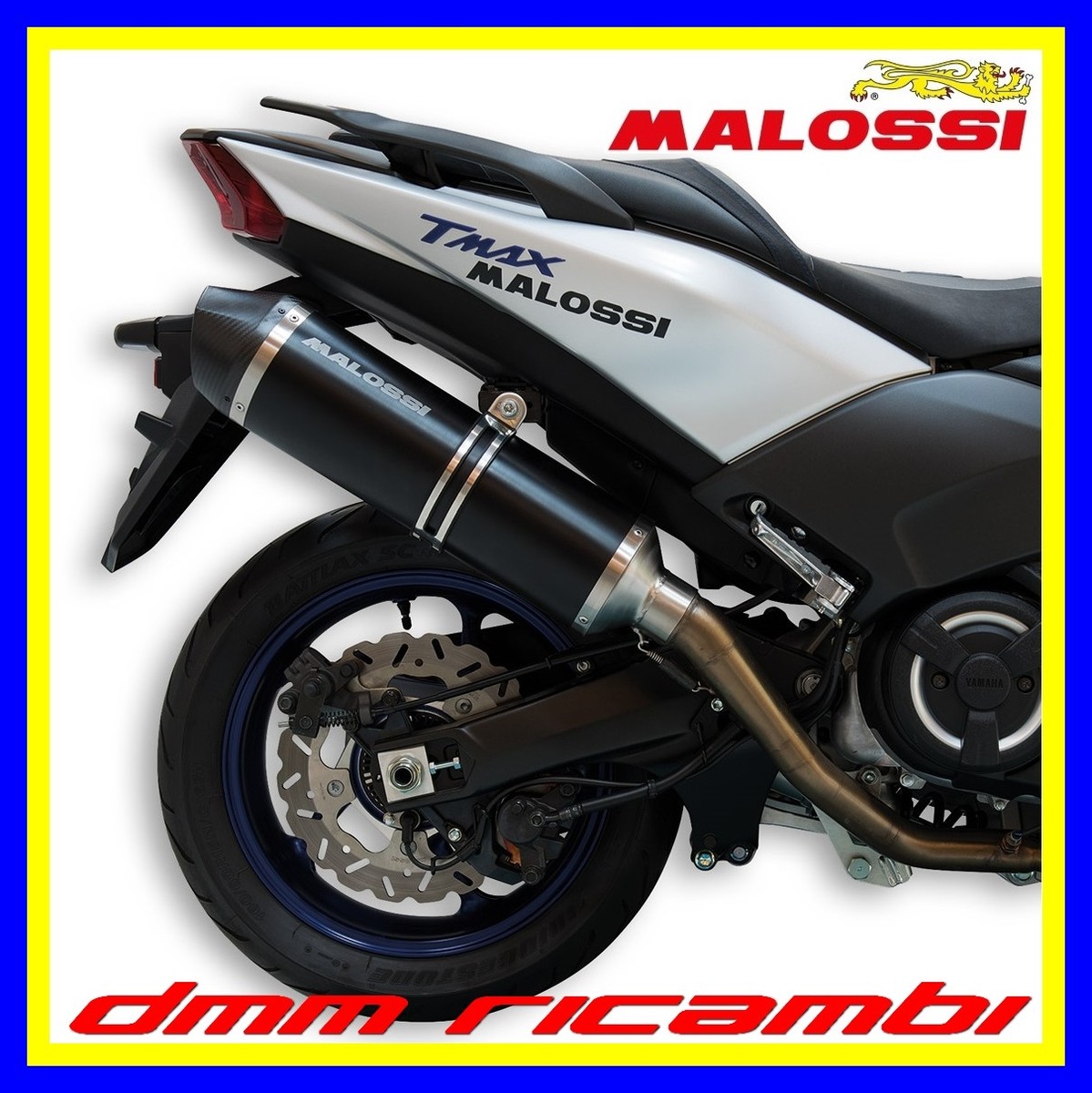 MALOSSI EXHAUST SYS.MAXI WILD LION homologated 32 12721