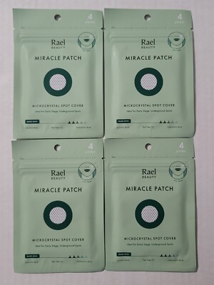 4 Pks Rael BEAUTY MIRACLE PATCH  MICROCRYSTAL SPOT COVER.  4 Patches