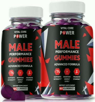 Vital Core Power Male Enhancement Gummies, Vital Core Power ED Gummy - 2 Pack