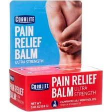 Coralite Pain Relief Balm Ultra strength for minor aches pains arthritis sprains