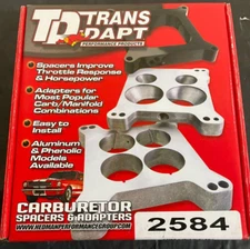 Trans Dapt Performance 2584 Carb Spacers & Adapters