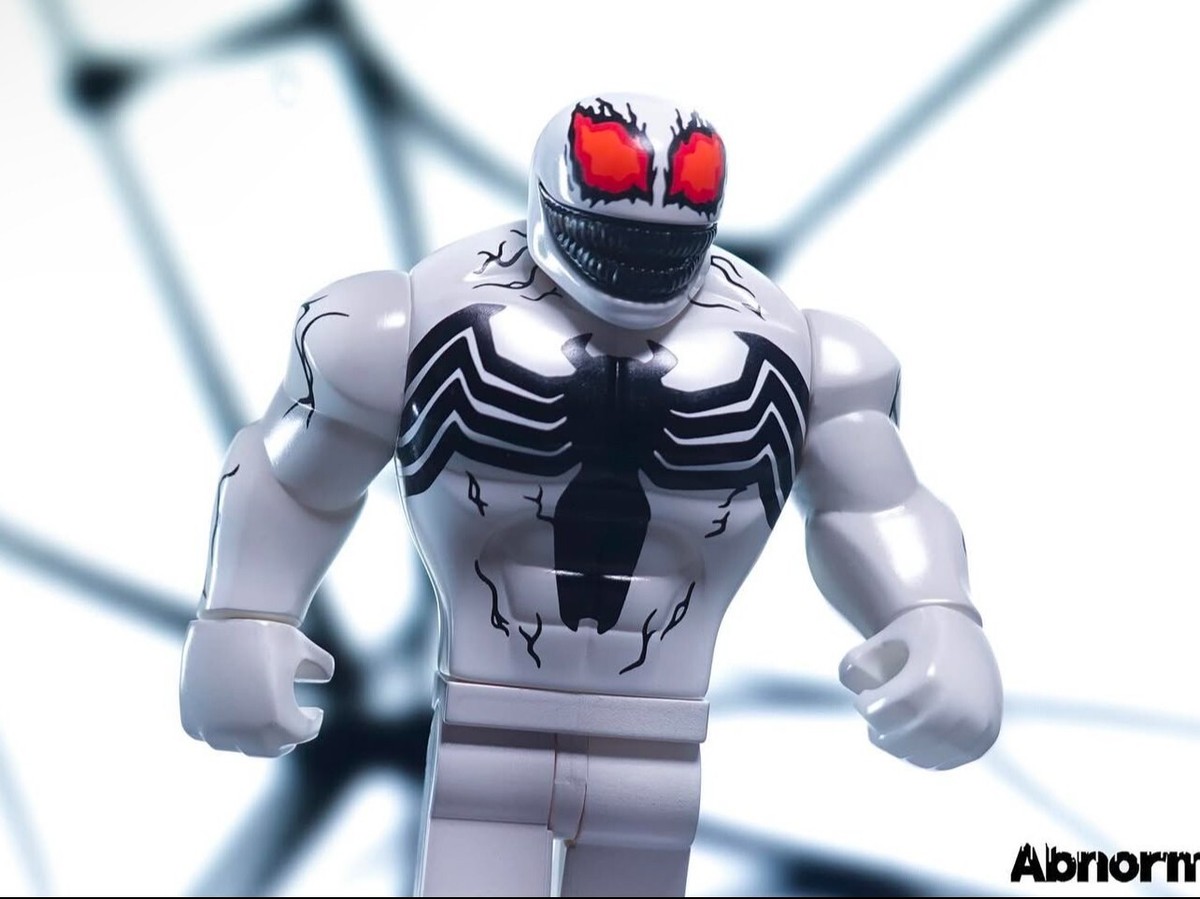 Lego Minifigures Lego Custom Agent Venom Marvel Symbiote