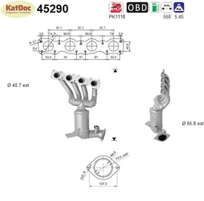   Katalysator für BMW 1er und 3er, Euro 5