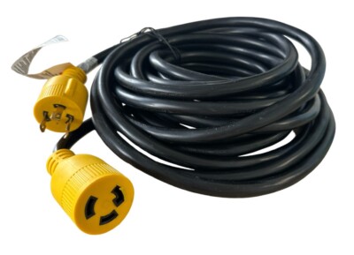 Intertek 3126867 ED-L301P+ED-306R  SJTW 10AWG/3C  30A 125/ 60Hz  50ft Cable 300V