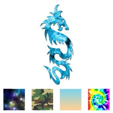 Tribal Snake Dragon - Vinyl Decal Sticker - Multiple Patterns  Sizes - ebn1092