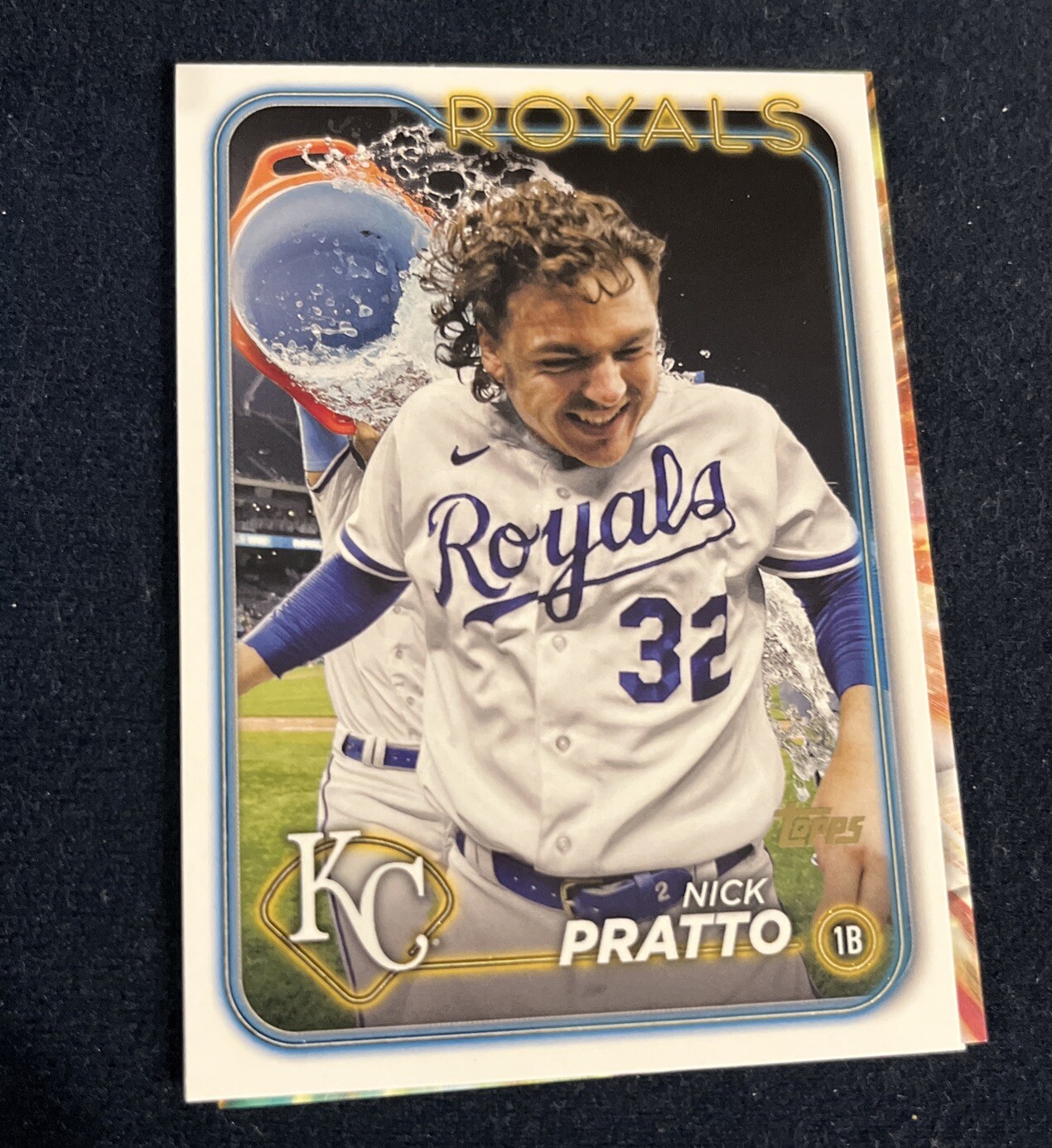 2024 Topps Series 2 Nick Pratto Golden Mirror SSP #364 Royals