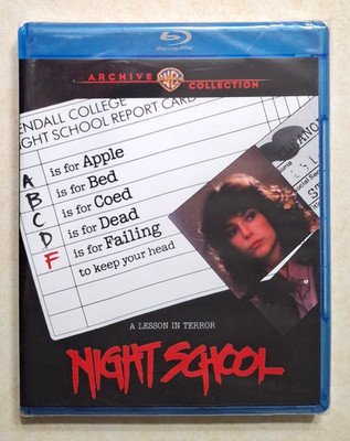 Night School Blu-Ray 1981 Warner Archive Collection Slasher Horror NEW SEALED