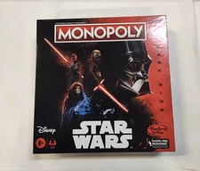 Disney Star Wars Monopoly Dark Side Edition Board Game- New