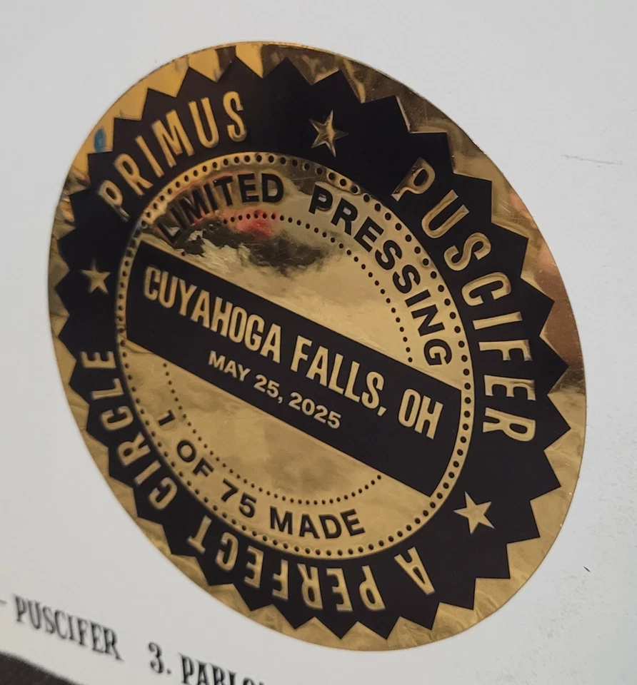 Sessanta V2.0 E.P.P.P Galaxy Blue Vinyl Signed by APC, Primus, Puscifer 5/25/25 - Image 2 of 4