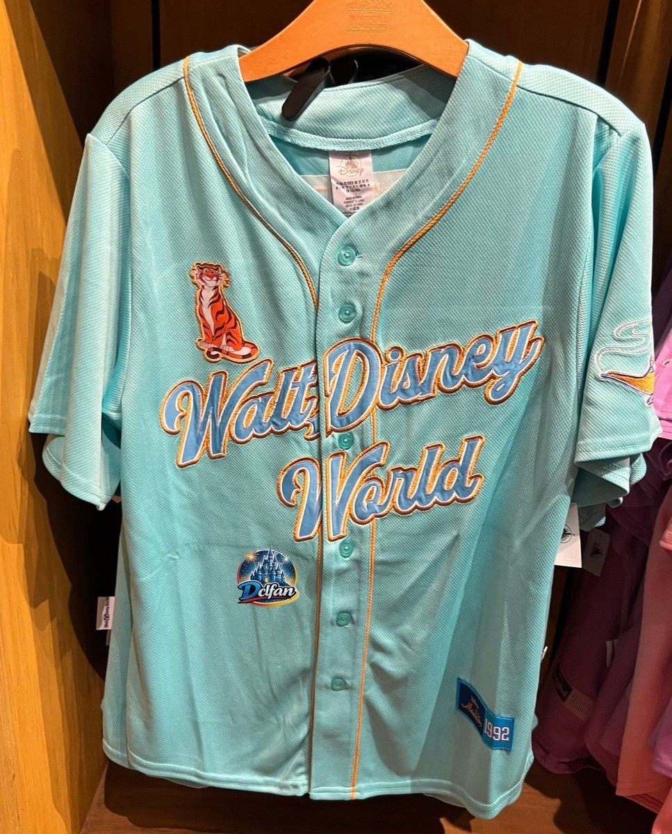 Disney Parks 2026 WDW Princess Jasmine 92 Baseball Jersey Adult XL