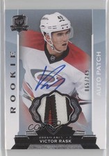 2014-15 Upper Deck The Cup Rookie 65/249 Victor Rask #151 Patch Auto 2nk