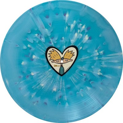 Jim Lang Hey Arnold! The Music Vol 1 Sky Blue Swirl w/ Splatter