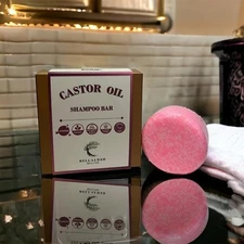 Castor Oil Shampoo Bar for Hair Growth & Scalp Health - Vegan Cleanser... 
