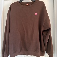 VTG Dunkin Donuts Employee Sweatshirt Brown E...