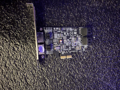 SIIG PCIe SATA Adapter model SC-SA0R11-S1 4 PORTS (USED)