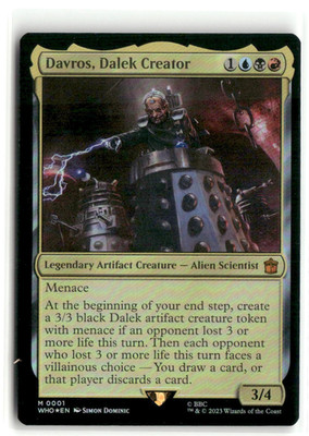 Davros, Dalek Creator FOIL Doctor Who MTG NM | eBay