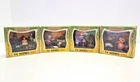 Vintage Marx Fairykins TV Scenes Set of 4 H6212  in Original Window Boxes 1962