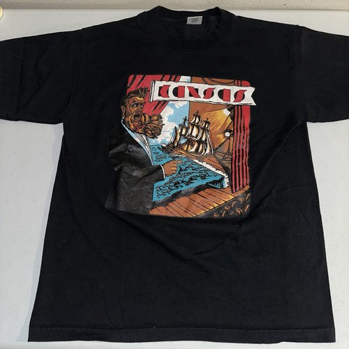 Vintage Kansas Band T Shirt Summer 1995 Tour Single Stitch Sz L Made In USA, Size L, $39.99 - Photo 3
