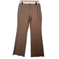 The Limited Cassidy Brown Flare Dress Pants Trousers Women Size 6 Stretch Office