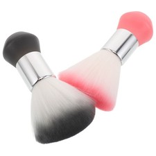 2 Pcs Face Cleaning Hairbrush Hairdressing Sweeping Barber Neck Dusters