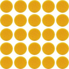 3 Inch Round Synthetic Sponges for Crafts, Painting, Pottery, and Horse Tack