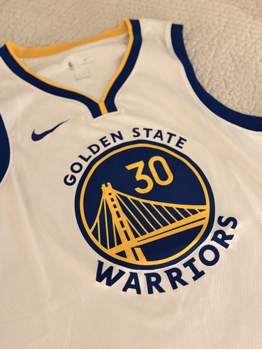 GOLDEN STATE WARRIORS / NIKE / STEPH CURRY Swingman Stitched 56 Icon Edition