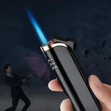 Cigar Torch Jet Lighter Refillable Butane Windproof Flame Cigarette Gas Lighters