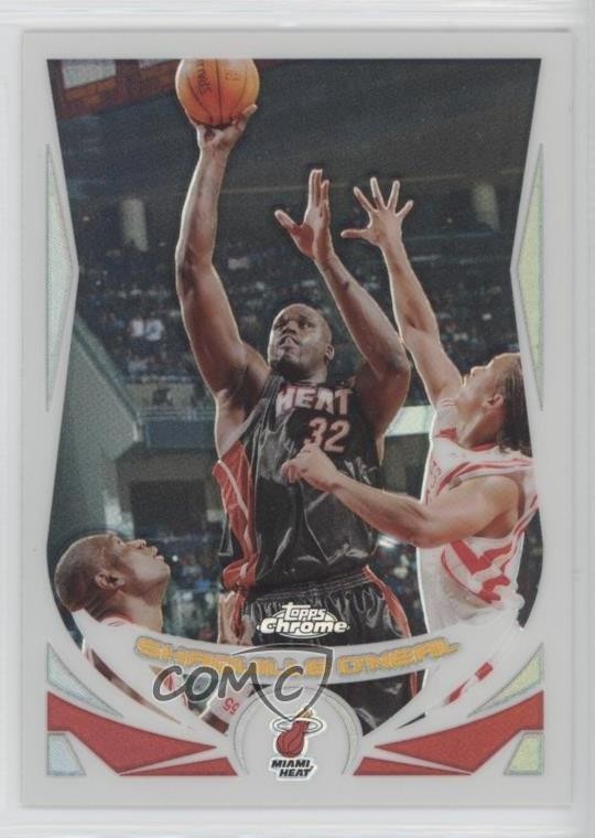 2004-05 Topps Chrome Refractor Shaquille O'Neal #158 HOF 0fr7
