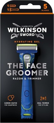 Wilkinson Hydro5 Groomer 4 in 1 Rasierer Trimmer mit Vibration Gel-Reservoir