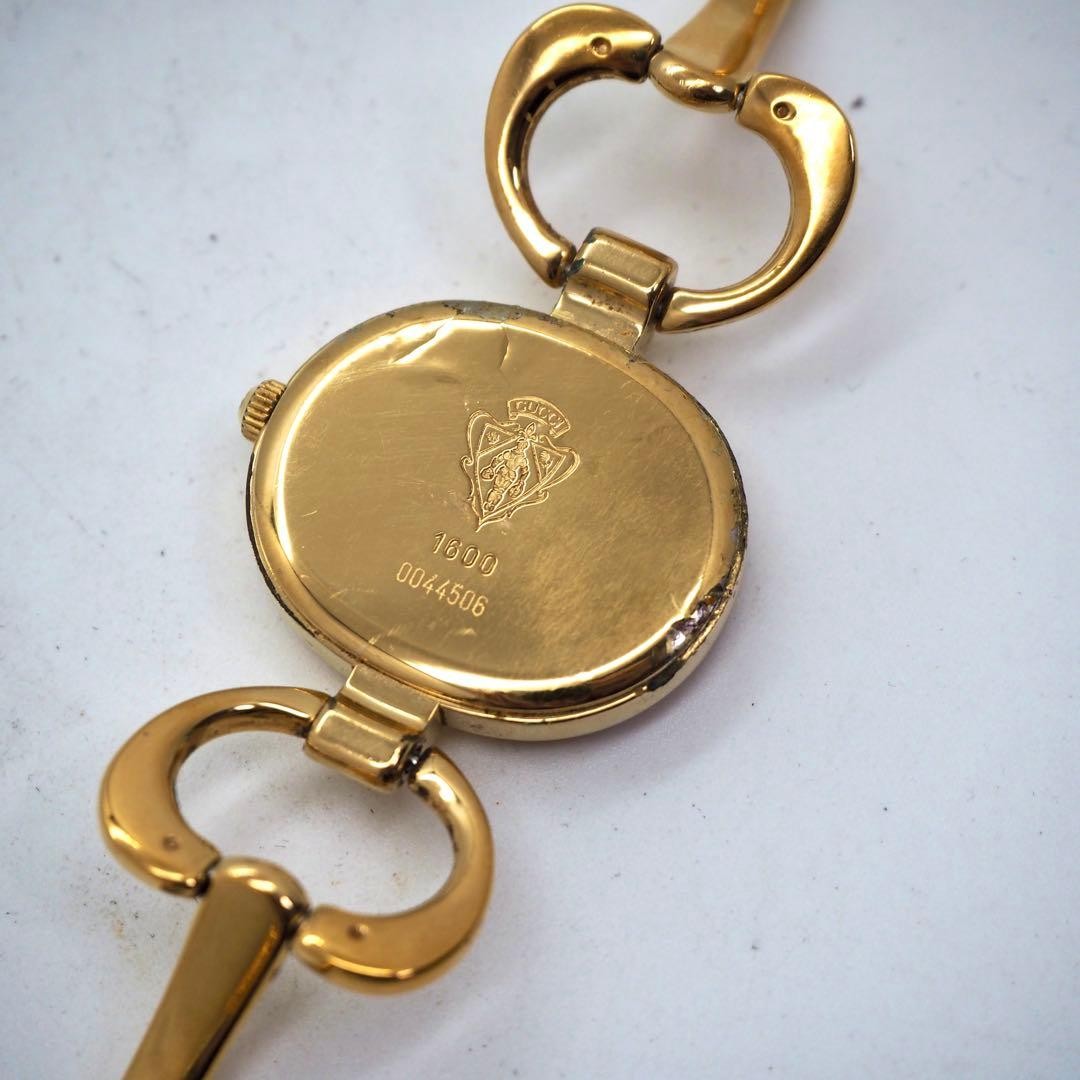 GUCCI ladies watch 1600 shell dial gold GUCCI,18564 thumbnail 9