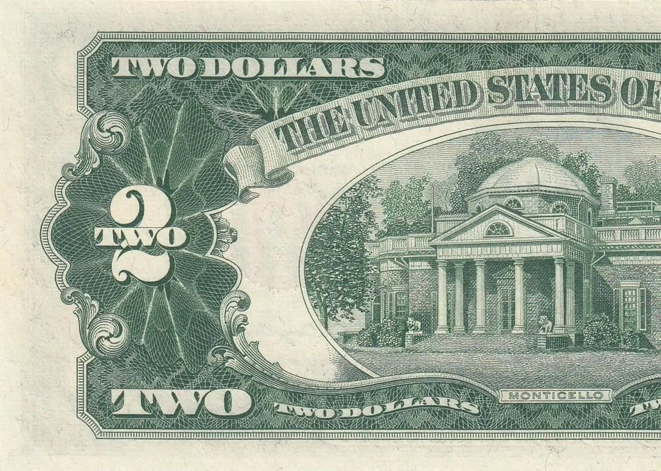 1953-C UNITED STATES TWO DOLLARS $2 "A" (( aUNC )) - Image 4 of 4