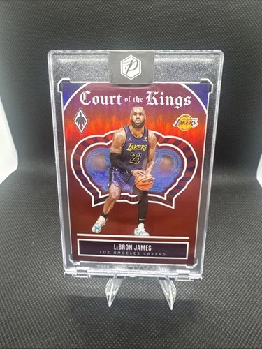 2023 Panini Phoenix Basketball Red LeBron James #16 PSA 8