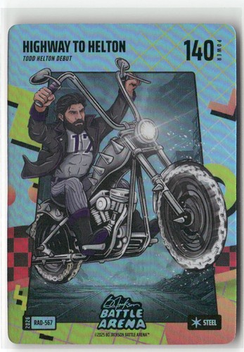 2026 Bo Jackson Battle Arena #RAD-567 Todd Helton Highway to Helton 80's Rad