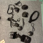 Vintage Marx Johnny West Best of the West Accessories-Hats, Saddlebags, Safe Etc